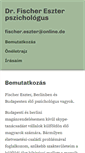 Mobile Screenshot of fischereszter.hu